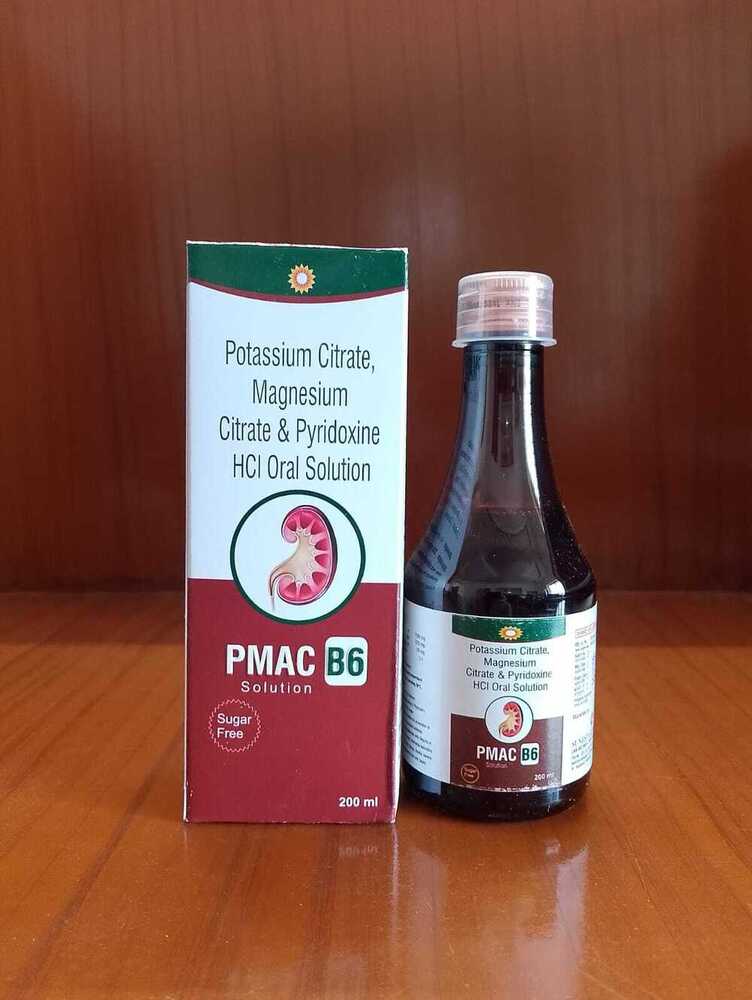 Potassium Citrate Magnesium citrate pyridoxine hcl  Solution syrup