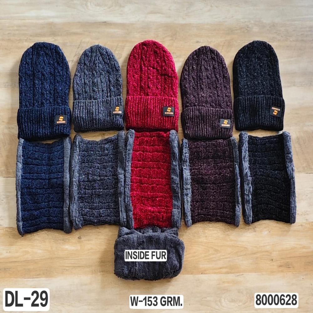 Mens Woolen Caps - Color: Multicolor