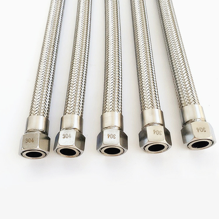 Liquid Oxygen Flexible Hose Pipe - Color: Silver