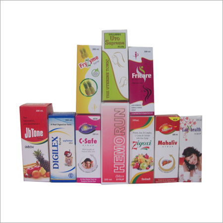 सिरप बॉक्स प्रिंटिंग सेवाएं