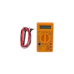Digital Multimeter Dt-830D Lcd Display Digital Multi-Meter (Yellow Color) - Color: Yellow