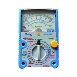 Analog, Rotary, Trms Ac-Dc V,Resis,Ac-Dc Amp,I-P Imp10Mohm-V - Accuracy: <3 %