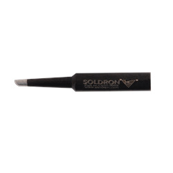 Soldron Cb15-30S3 Black Ceramic Coated Spade Bit For Soldron 15-30W Soldering Iron. The Soldering Bit - Material: Stainless Steel
