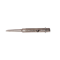 Soldron Soldering Chisel Bit - Color: Sliver