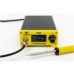 Soldrom T12 Digital Soldering Station - Color: Yellow