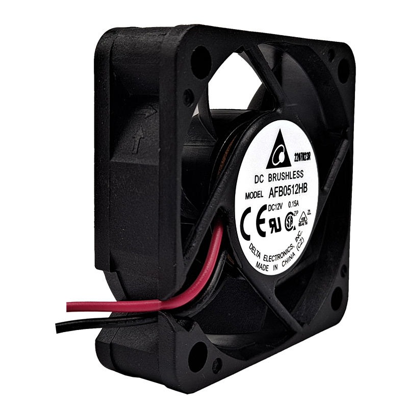 Delta AFB0512HB Original 12V DC 0.15A 50*50*15mm 5600RPM High Airflow Ball Plastic Industrial Centrifugal Fan
