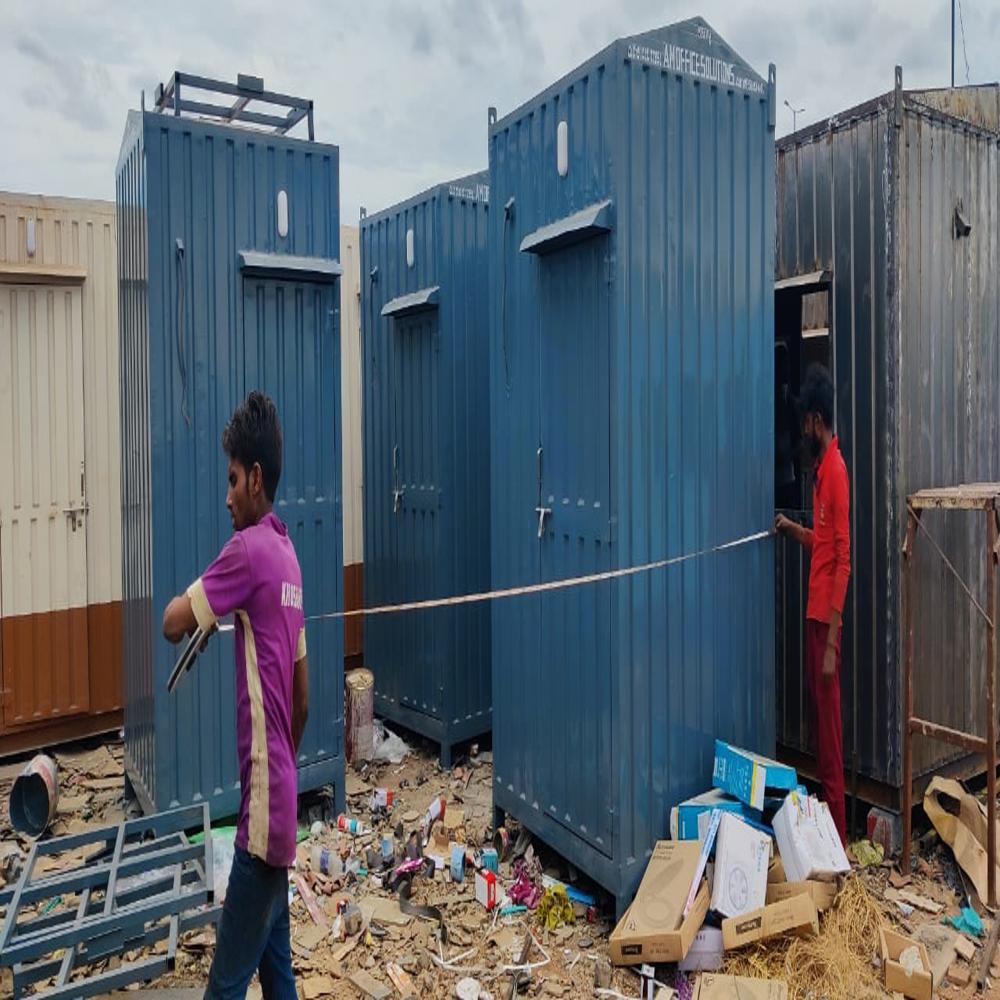 MS PREFABRICATED PORTABLE TOILET OF SIZE 06X04X8.5 FT