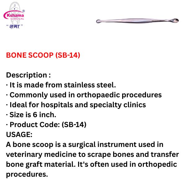 Bone Scope (6 Inch) Orthopedic Instruments Veterinary (2 Pc) - Material: Ss