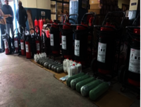 Water Mist And Caf Fire Extinguisher - Capacity: 6 Ltr