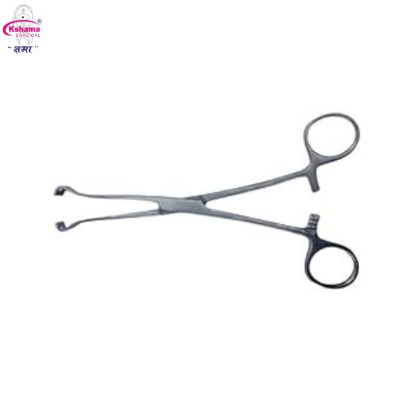 Babcock Forceps 6 Inch, High Precision, Medical Tool For Tissue Handling And Clamping Durable, Ideal For Surgical, Veterinary Use (1 Pc) - Color: Silver