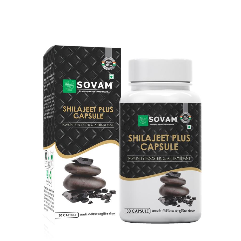 Shilajeet Plus Capsules - Ayurvedic Medicine 30 Capsules - Age Group: For Adults