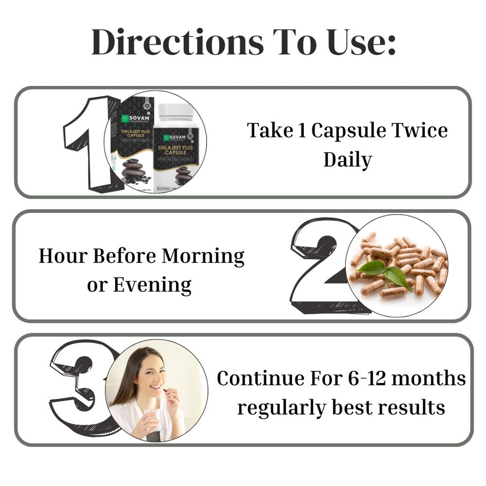Shilajeet Plus Capsules - Ayurvedic Medicine 30 Capsules