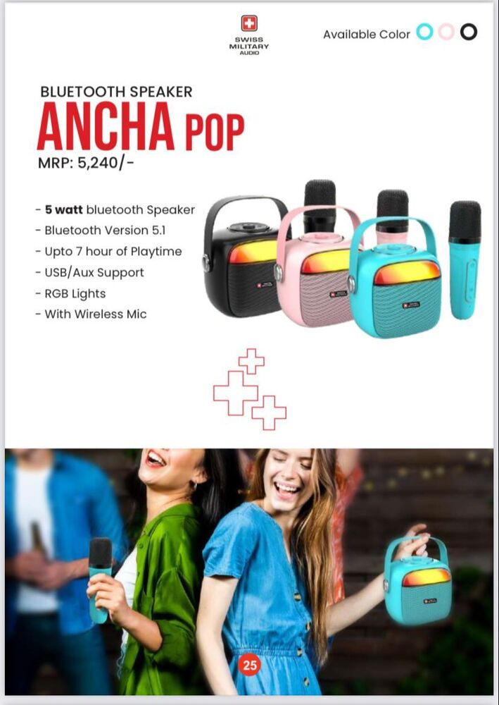 Bluetooth Speaker Ancha POP