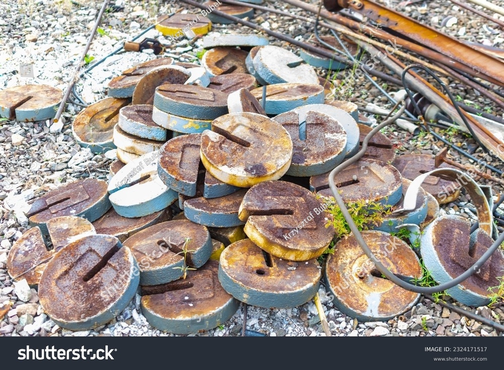 Railway Iron Plate - Color: Grey
