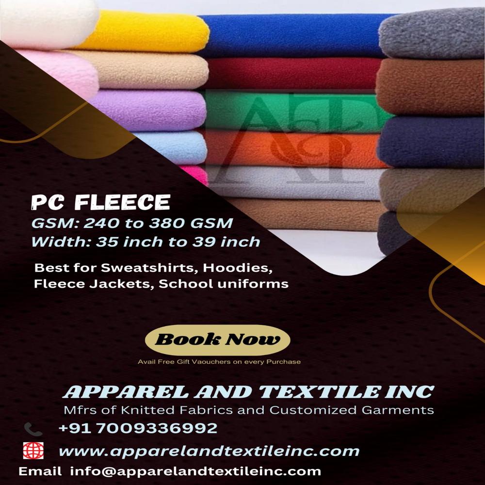 Pc 2 Thread Fleece Fabric - Color: Multi -Color