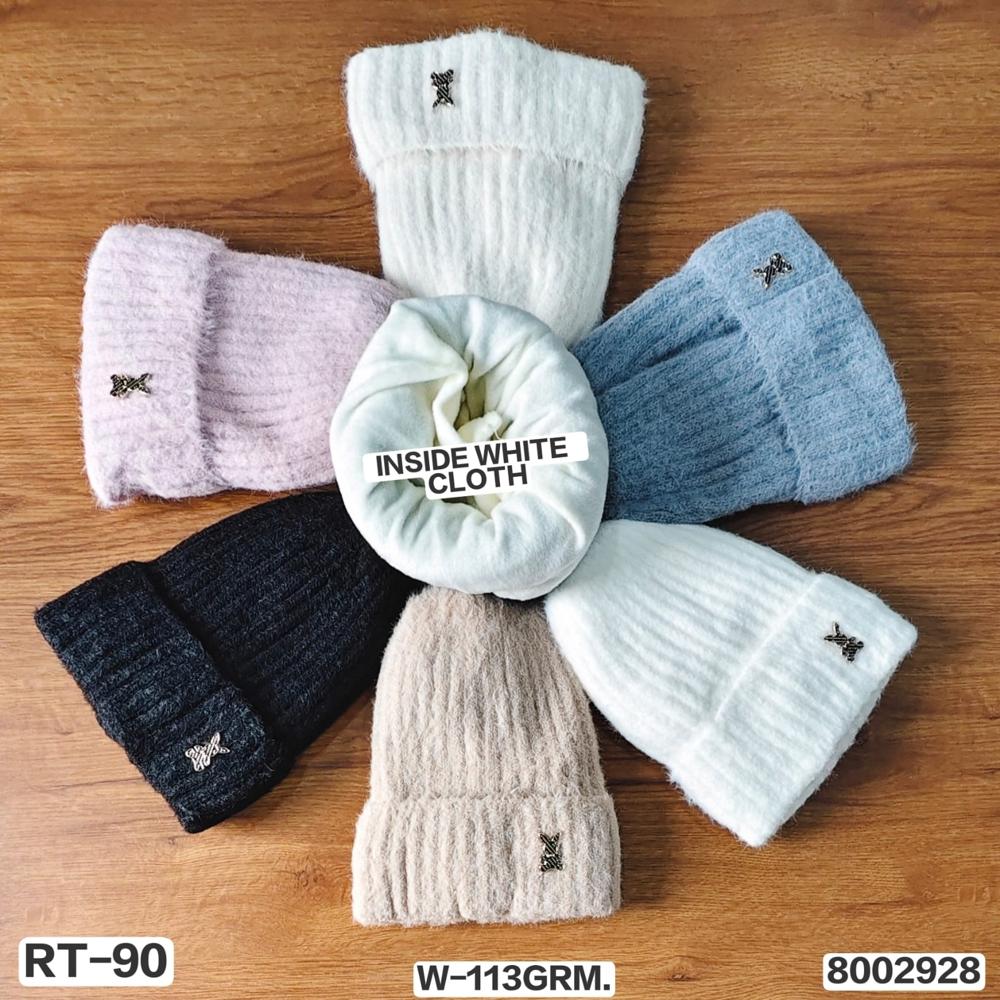 Winter Caps - Woolen, Free Size, Classic Black | Cool Dry, Non-toxic, Quick Dry, Modern Style, Warm For Female Wear In Winter