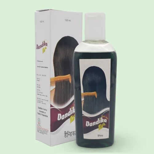 60Ml Dandika Ayurvedic Dandruff Hair Fall Oil - Age Group: For Adults