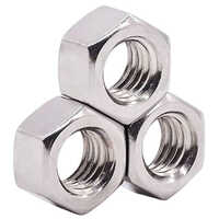 Titanium Gr5 Hex Nut - Color: Silver