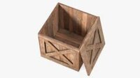 Heavy Open Wooden Box