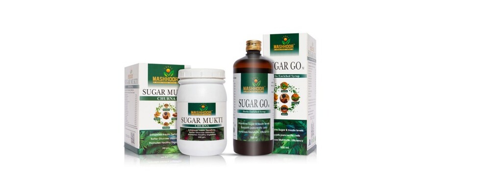 Sugar Mukti Churna And Sugar Go-m Syrup Combo