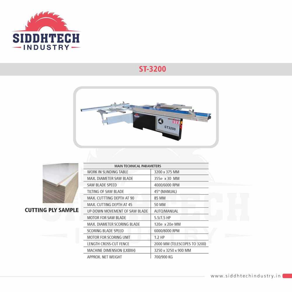 Sliding Table Panel Saw