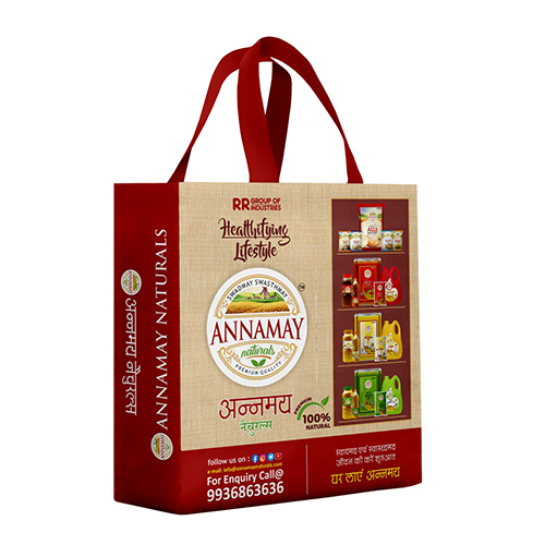Printed Bopp Laminated Non Woven Bag - Color: Multicolor