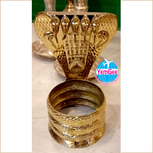 Brass Nagabharanam - Color: Golden