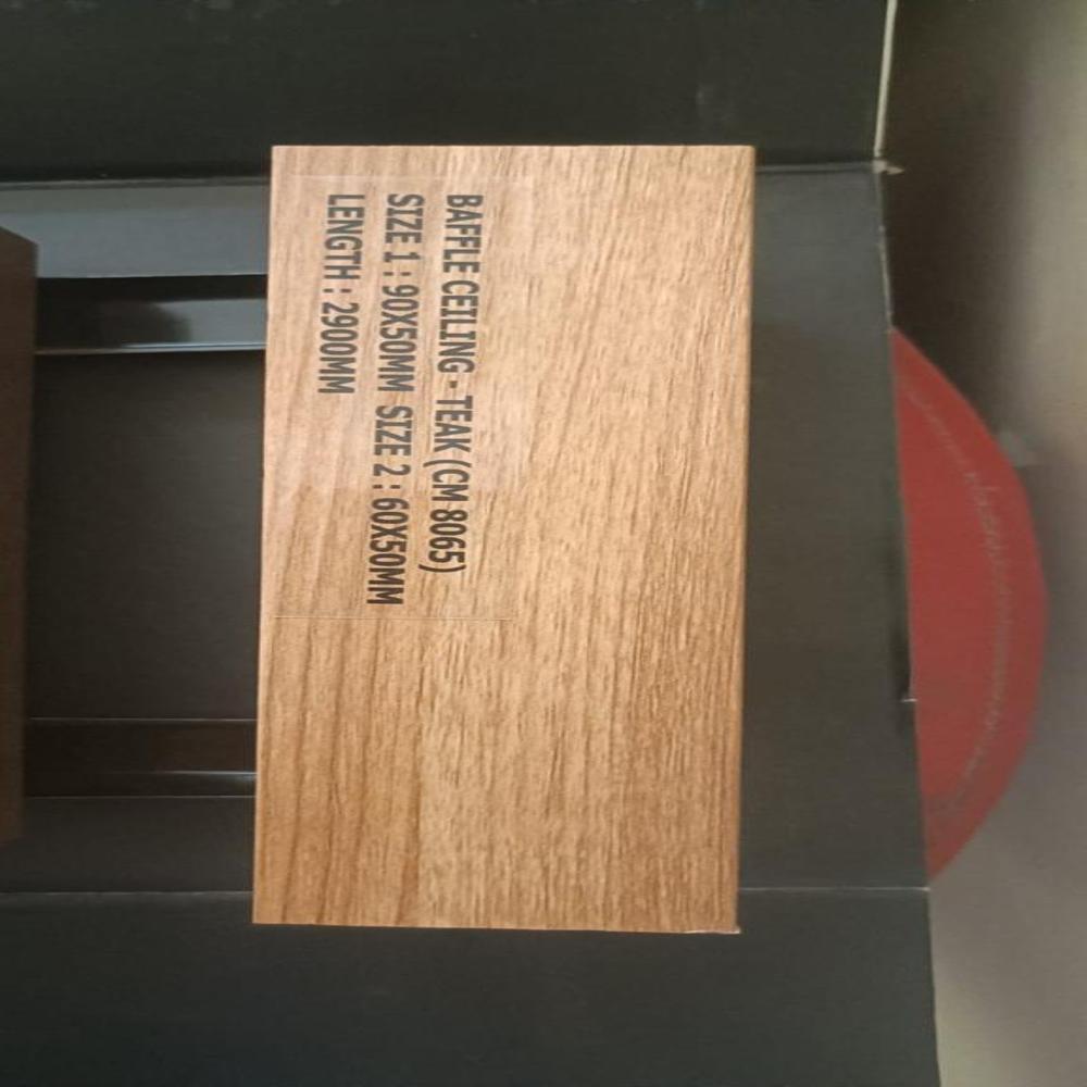 Facelift Wpc Baffle Ceiling And Tubes - Color: Multi Color