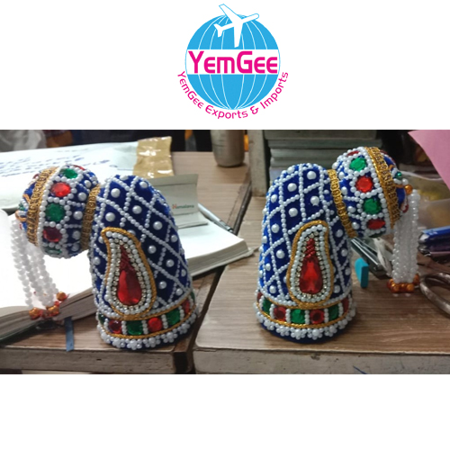 Brass Kireedam Muthangi - Color: Multicolor