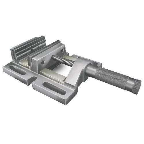 Drill Press Vice Uni Grip Type - Color: Silver