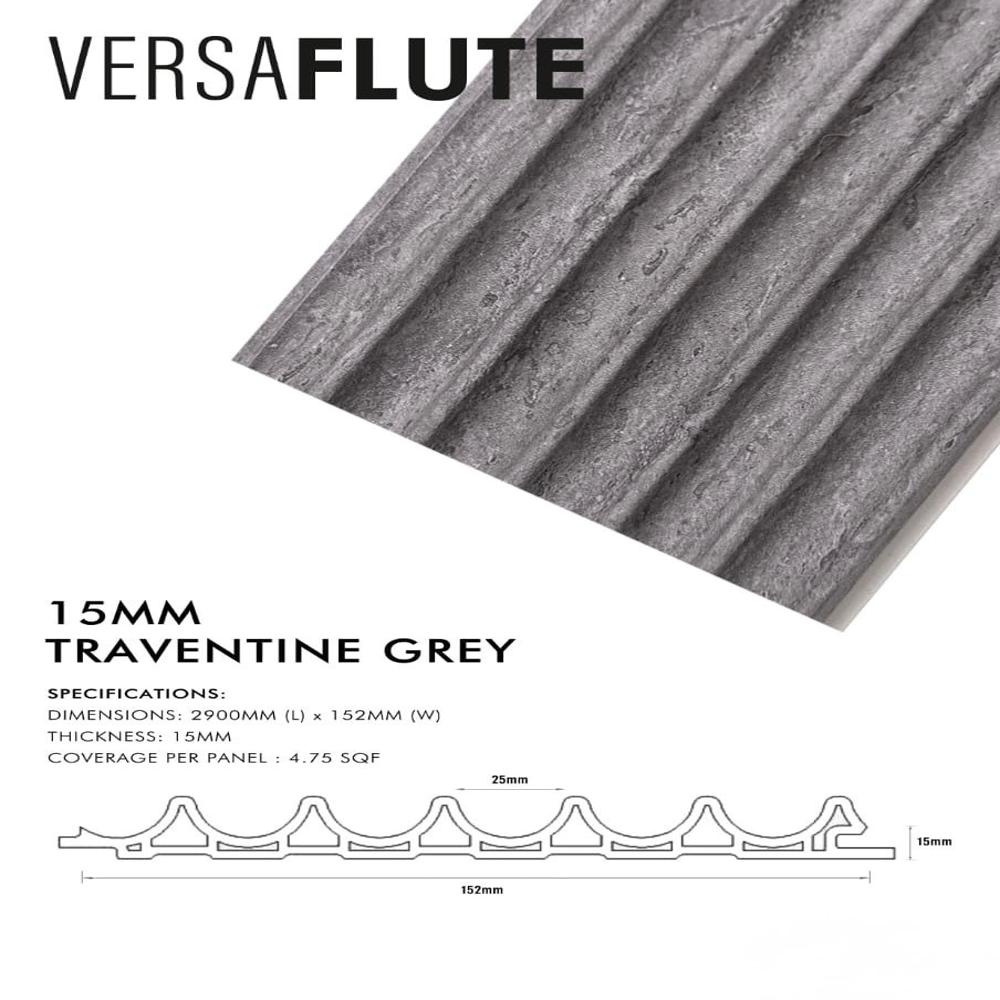 New WPC Design Versa flute Louver 15mm  Wall & Ceiling 