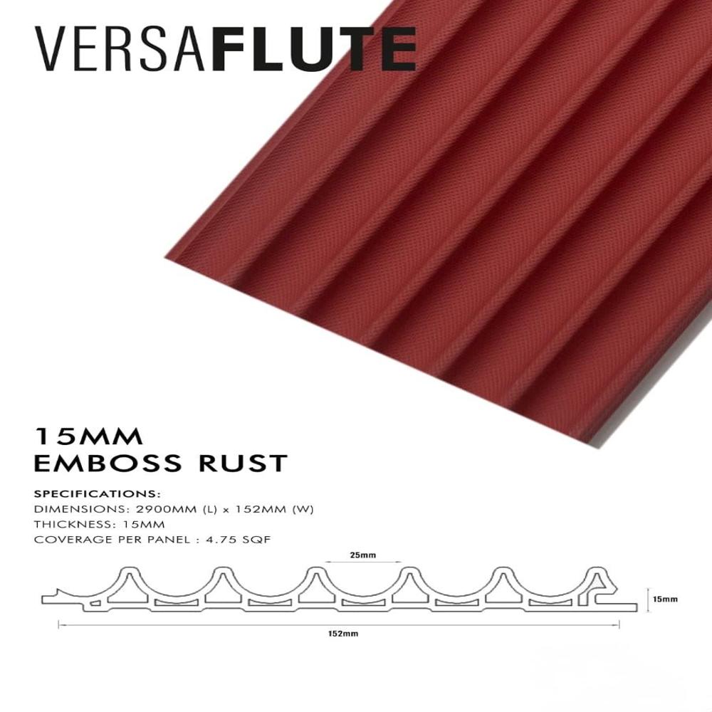 New WPC Design Versa flute Louver 15mm  Wall & Ceiling 