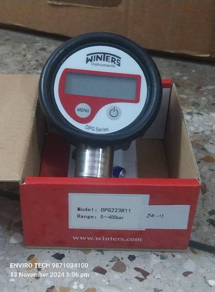 Winters Canada Digital Pressure Gauge MODEL - DPG205R11 RANGE  -1000 TO 3000 MBAR