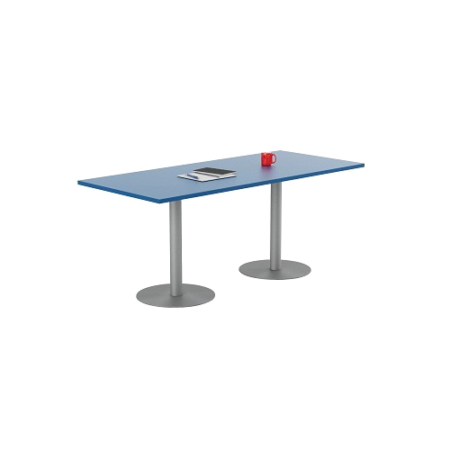 Rectangular Table With Pipe - Application: Cafeteria