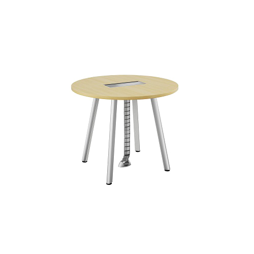 Dtflpbrt Round Discussion Table - Color: Brown