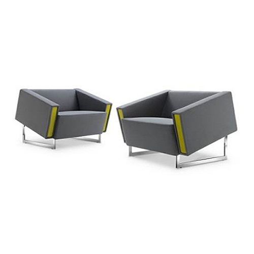 Fs-1S-004-Cr Office Single Seater Sofa - Color: Black