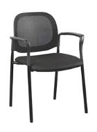 4 Leg Vita Training Chair - Color: Black
