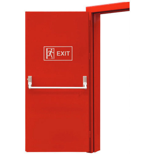 Single Leaf Metal Powder Coated Fire Rated Door - Application: Interior