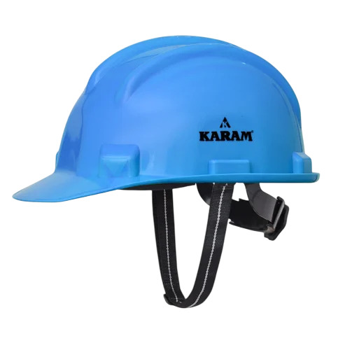 521 Star Blue Karam Safety Helmet - Material: Plastic