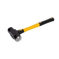 Frp Hammer With Handle - Color: Yellow And Black