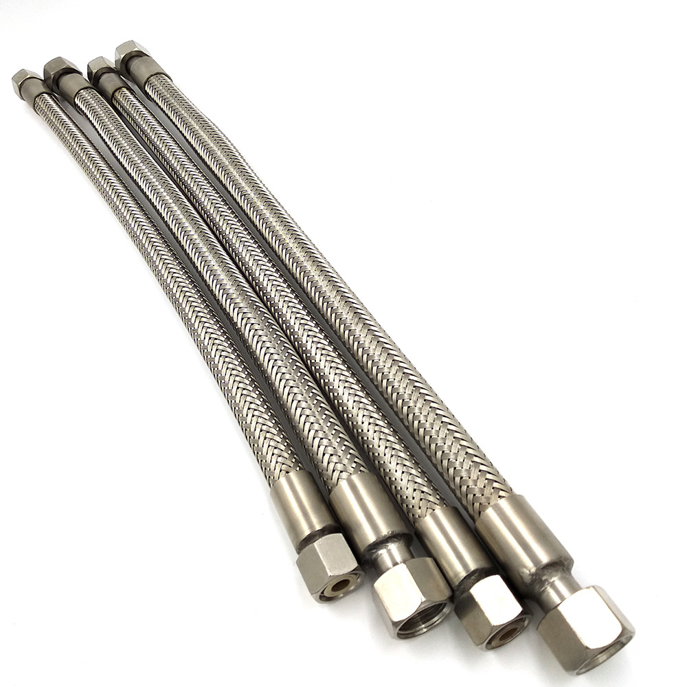 Braided Hose Pipe - 3/4 Inch Size, 20-35 Mm Diameter | Silver Stainless Steel, 6-12 Meter Length, Durable For Industrial Applications