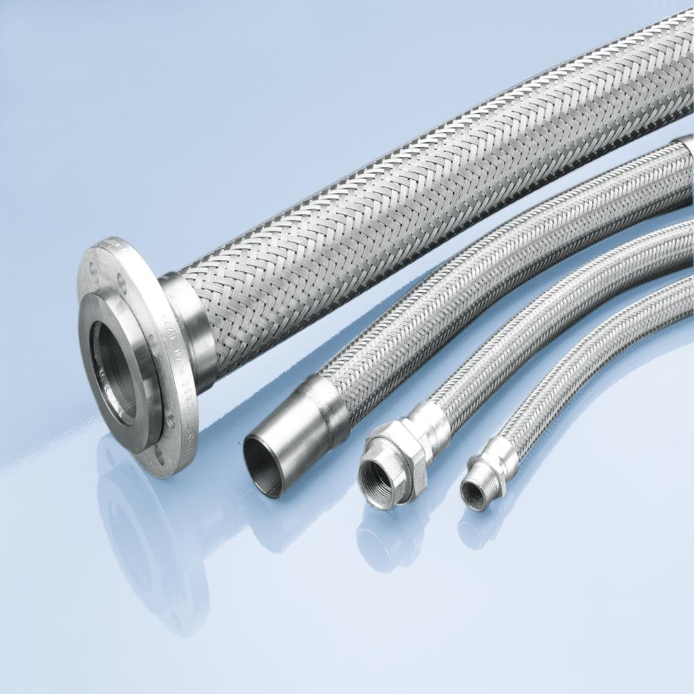 Braided Hose Pipe - 3/4 Inch Size, 20-35 Mm Diameter | Silver Stainless Steel, 6-12 Meter Length, Durable For Industrial Applications