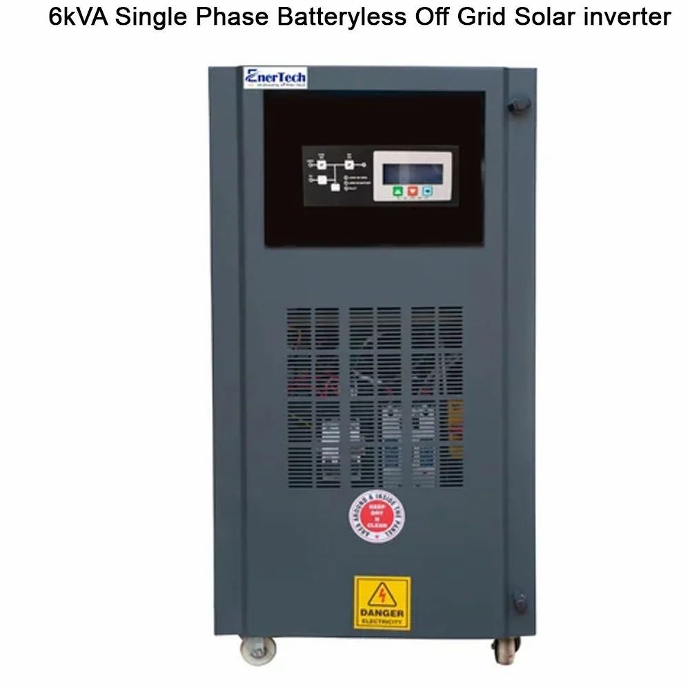 6Kva Single Phase Batteryless Off Grid Solar Inverter - Application: Commercial