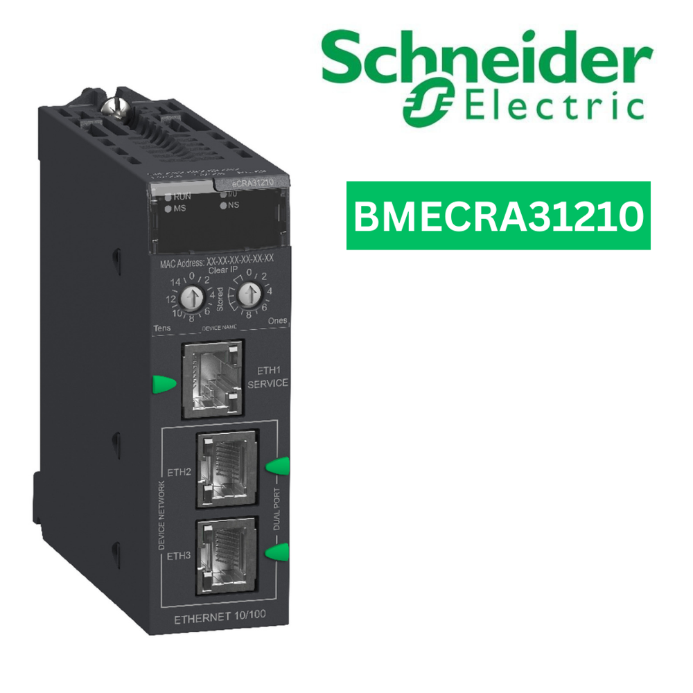 Modicon Plc -Bmecra31210 - Application: For Remote I/O Modules