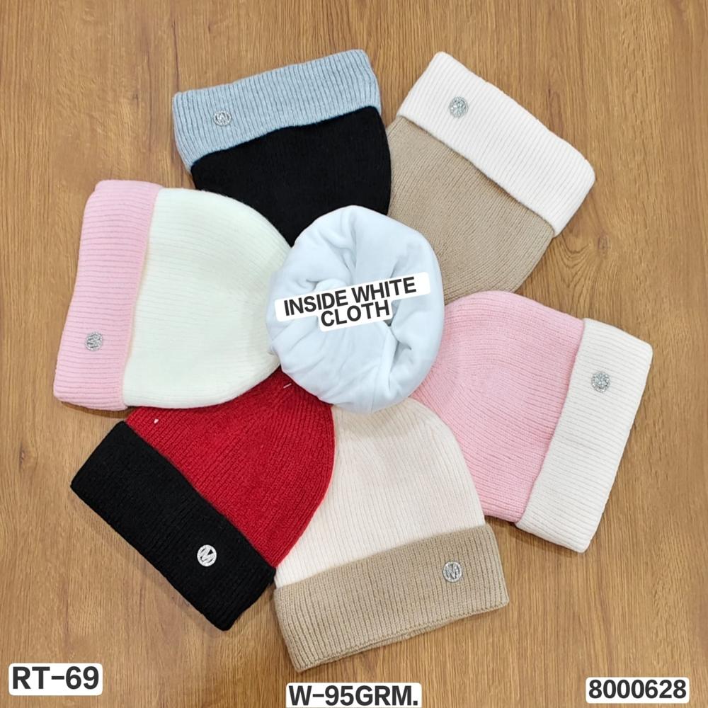Woolen Winter Caps - Color: Multicolor