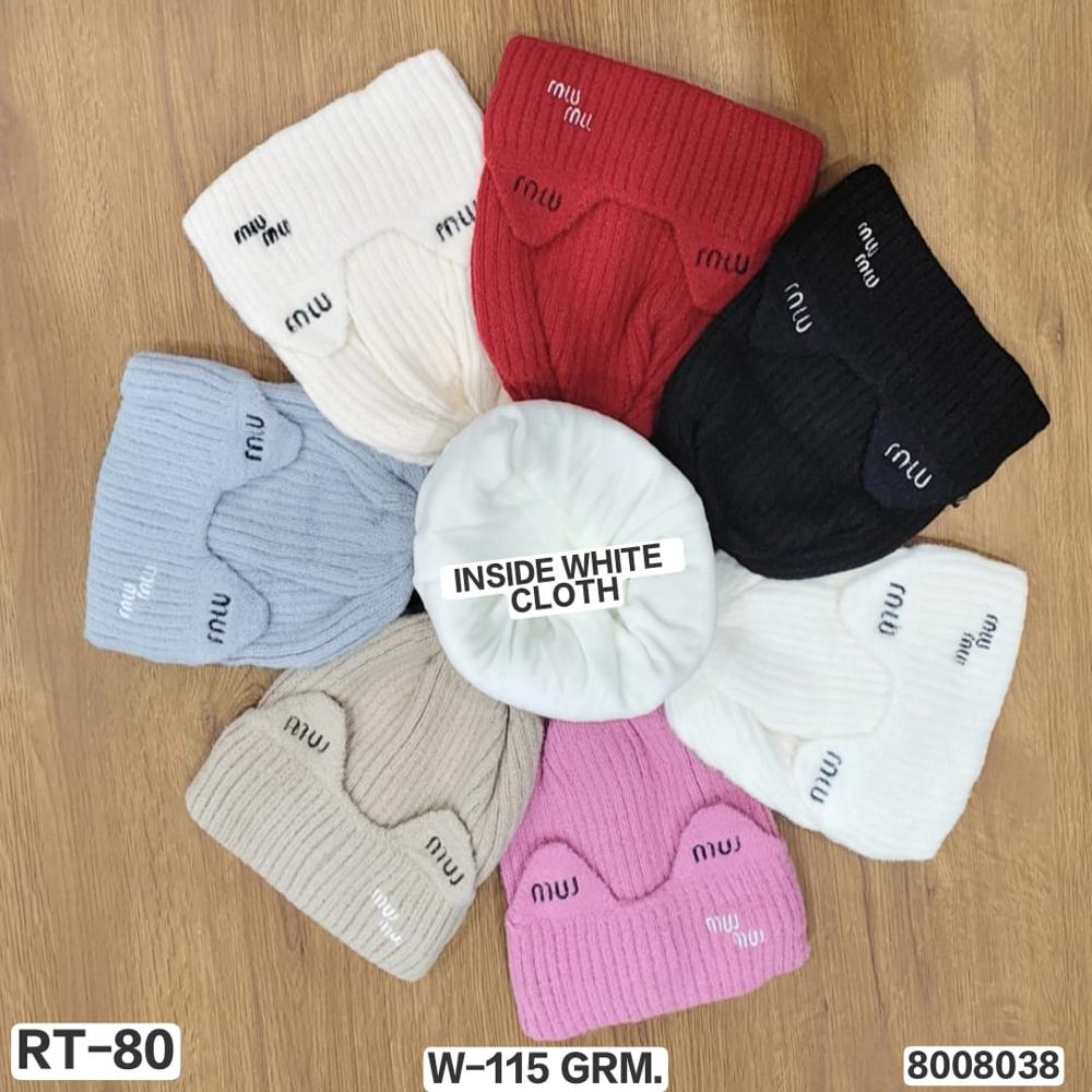 Woolen Winer Caps - Color: Multicolor