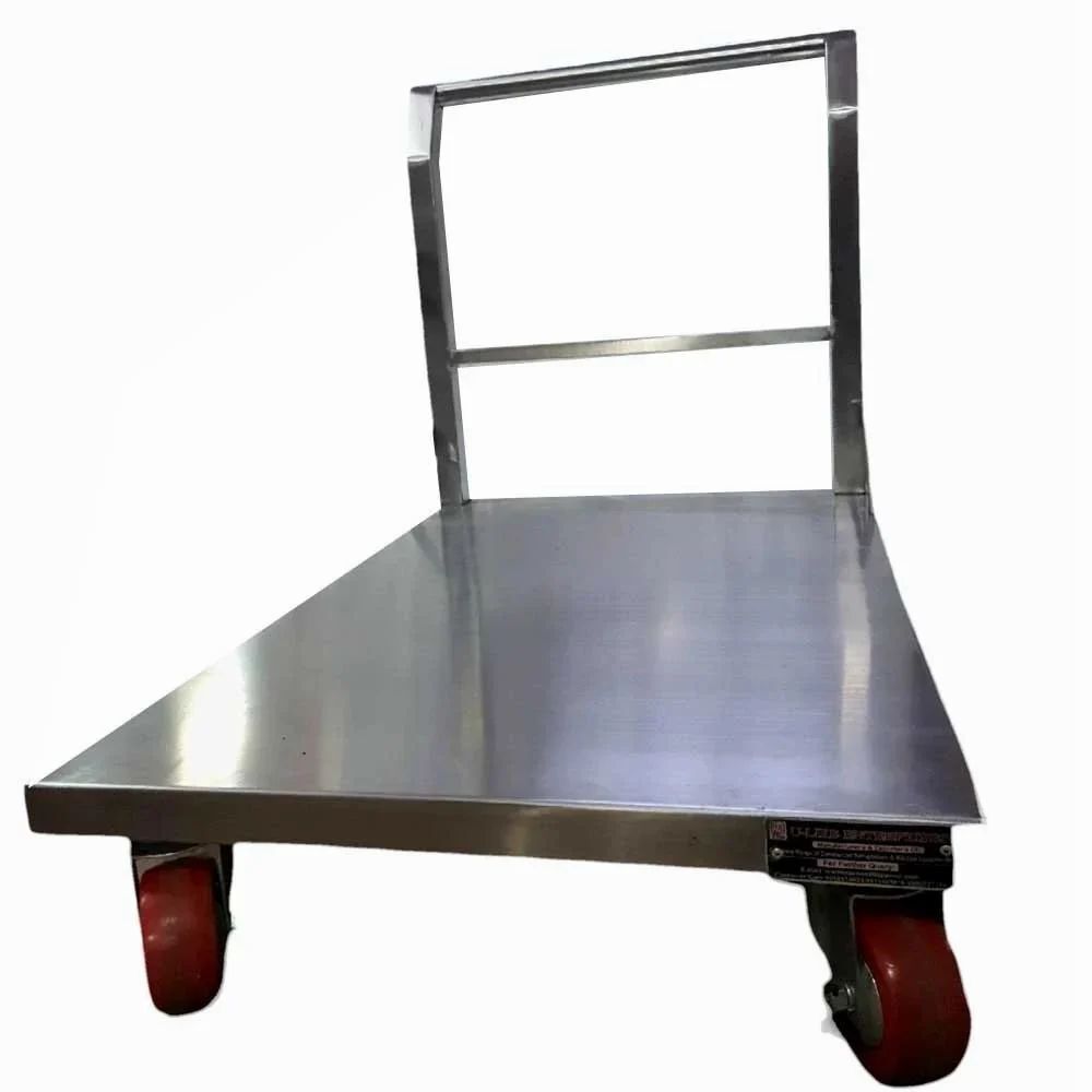 Stainless Steel Platform Trolley - Attributes: Durable