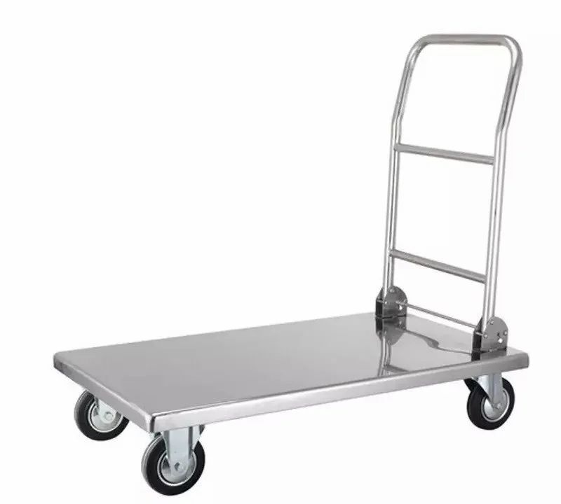 Stainless Steel Platform Trolley - Attributes: Durable