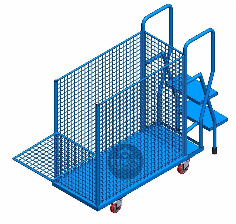 Stainless Steel Cage Trolley