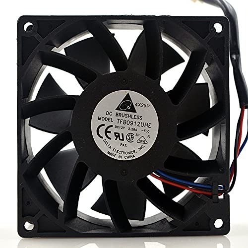 TFB0912UHE Delta 12V Fan, 12V 2.28A 9238 Cooling Fan